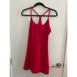 Outdoor Voices Red Exercise Dress Medium